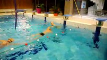 stage natation Hennebont triathlon (marie, romu, romain)