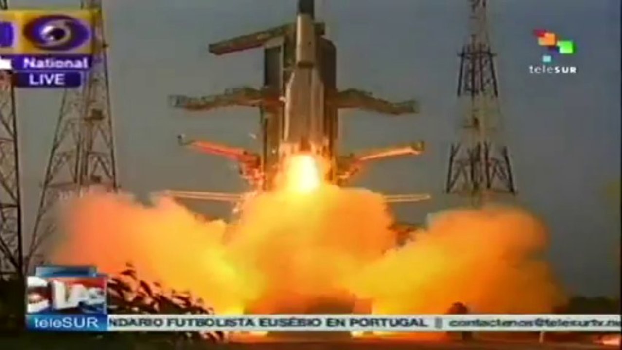 Lanza India satélite al espacio con cohete de tecnología propia