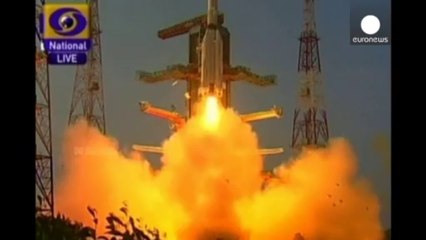 India launches communications satellite into space