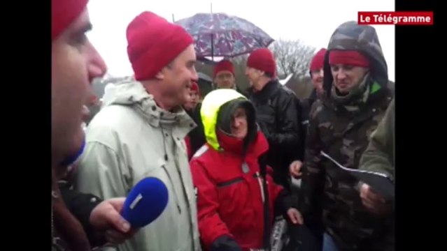 Guiclan (29). Le combat contre l'écotaxe continue