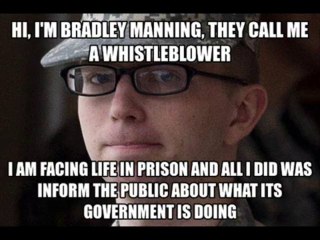 Free Bradley Manning- Park Street Station, Boston