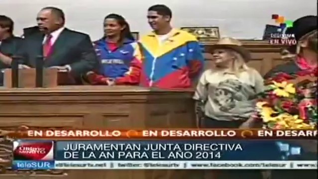 Juramenta Diosdado Cabello como pdte. de Asamblea Nacional venezolana