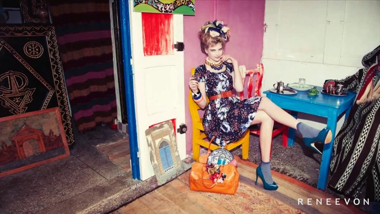 Valerie van der Graaf for Reneevon Ad campaign (Spring-Summer 2012) Behind the scenes video