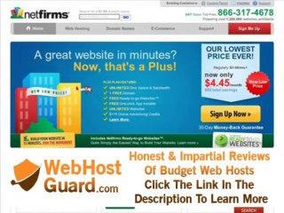 Netfirms Coupon Code 2012 - $2.49 month Netfirms Hosting Promo