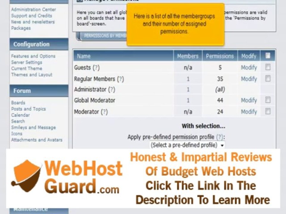 How to set permissions in SMF | FastDot Cloud Hosting