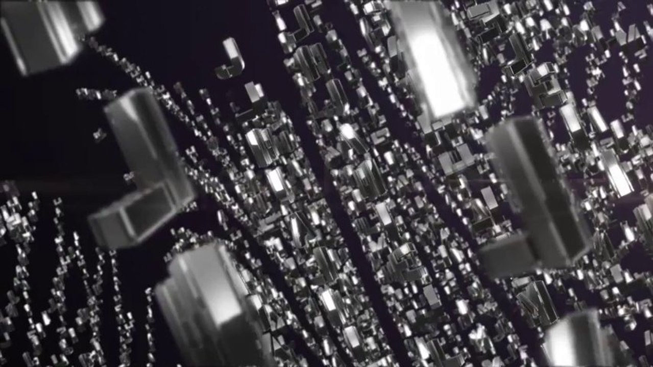 Metallic Characters Particle Reveal - After Effects Template