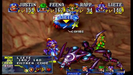 Let's Play Grandia #34 :  L'antre de Gaïa !