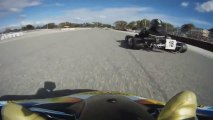 Go Kart Racing Crash - Spin Out First Lap
