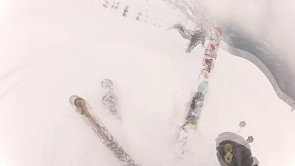 The Ski Crash Faceplant