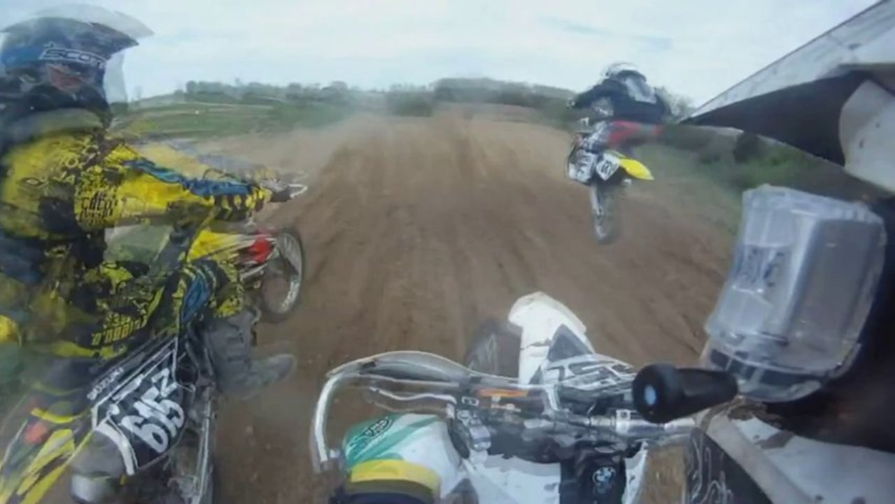 Big Motorcross Accident! Rider Crashes Then Gets Hit By Another Motorcycle!