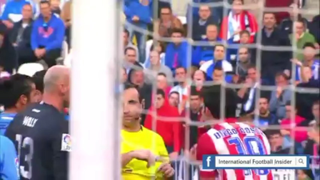 Málaga 0-1 Atlético Madrid Highlights 04/01/2014