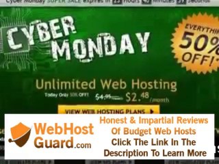 DON&#39;T MISS! - Cyber Monday 2011 Web Hosting & Domain Name Deals