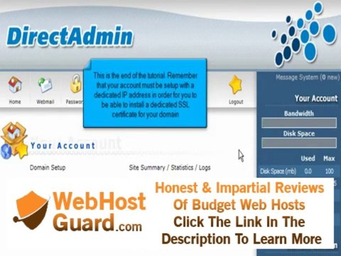 RDS Hosting - Installing a SSL Certificate