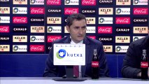 Rueda de Prensa de Valverde tras el Real Sociedad (2-0) Athletic Club  - HD