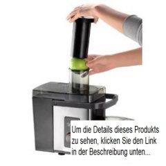 Angebote Edelstahl Saftpresse elektrischer Entsafter Obstpresse Fruchtpresse elektrisch für ganze Früchte