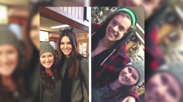 Kendall Jenner y Harry Styles posan para su primera foto juntos en el 2014
