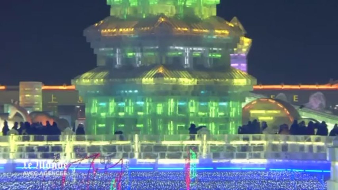 Chine : dans les allées du festival de sculptures de glace de Harbin