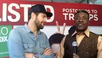 Geoff Stults and Keith David of Enlisted Interview