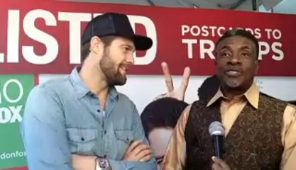 Geoff Stults and Keith David of Enlisted Interview
