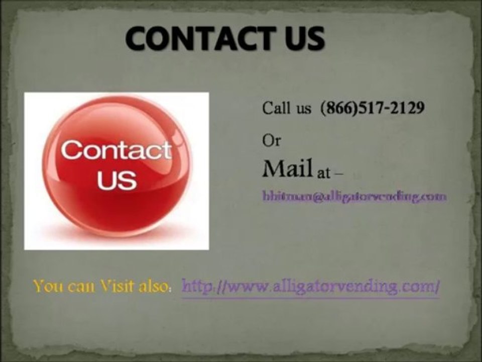 Alligatorvending-the best vending services ever