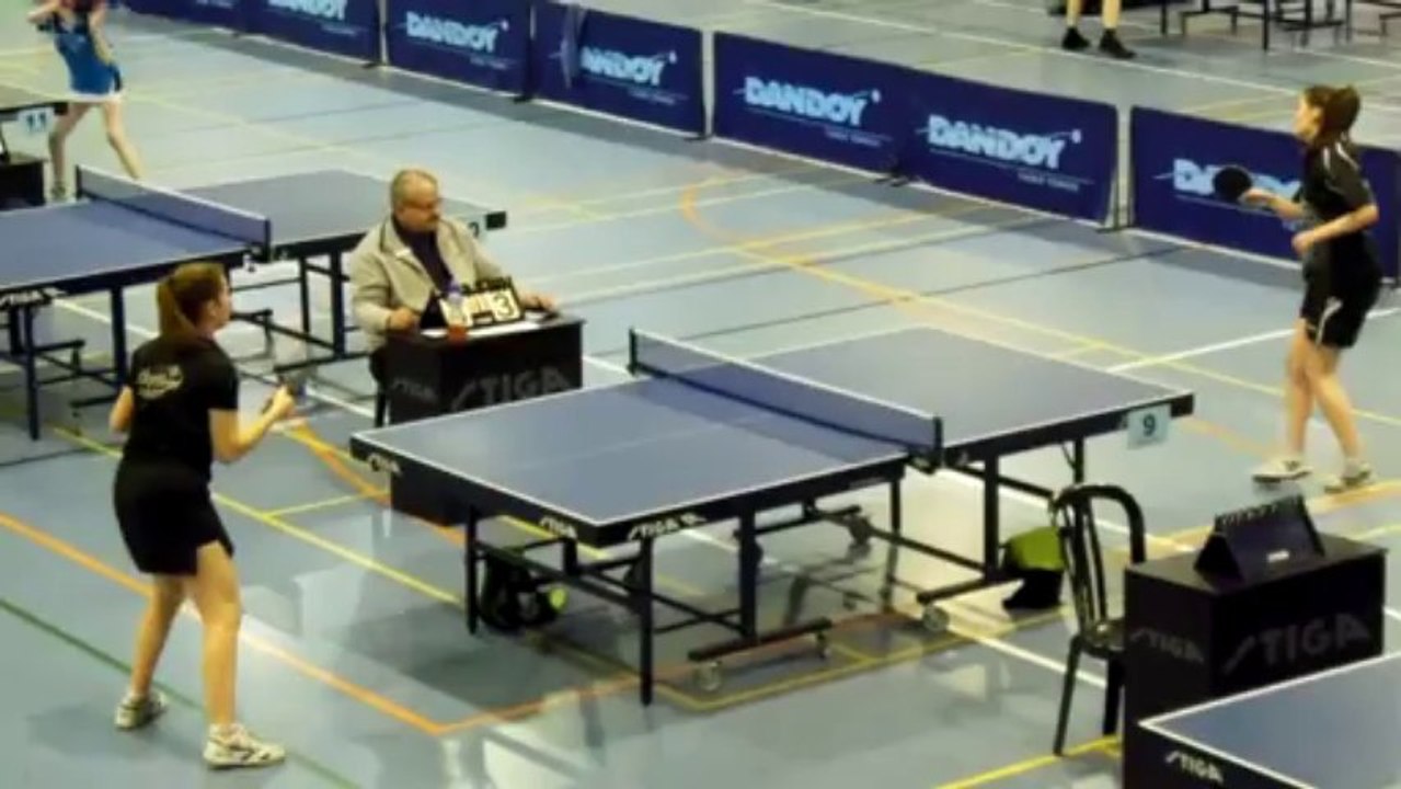 Championnats provinciaux 2014 - Finale série B dames Alicia Dubois vs Margaux Tschirr