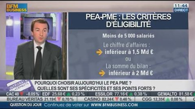 PEA-PME: Comment construire son portefeuille ?: Sébastien Faijean, dans Intégrale Placements - 06/01