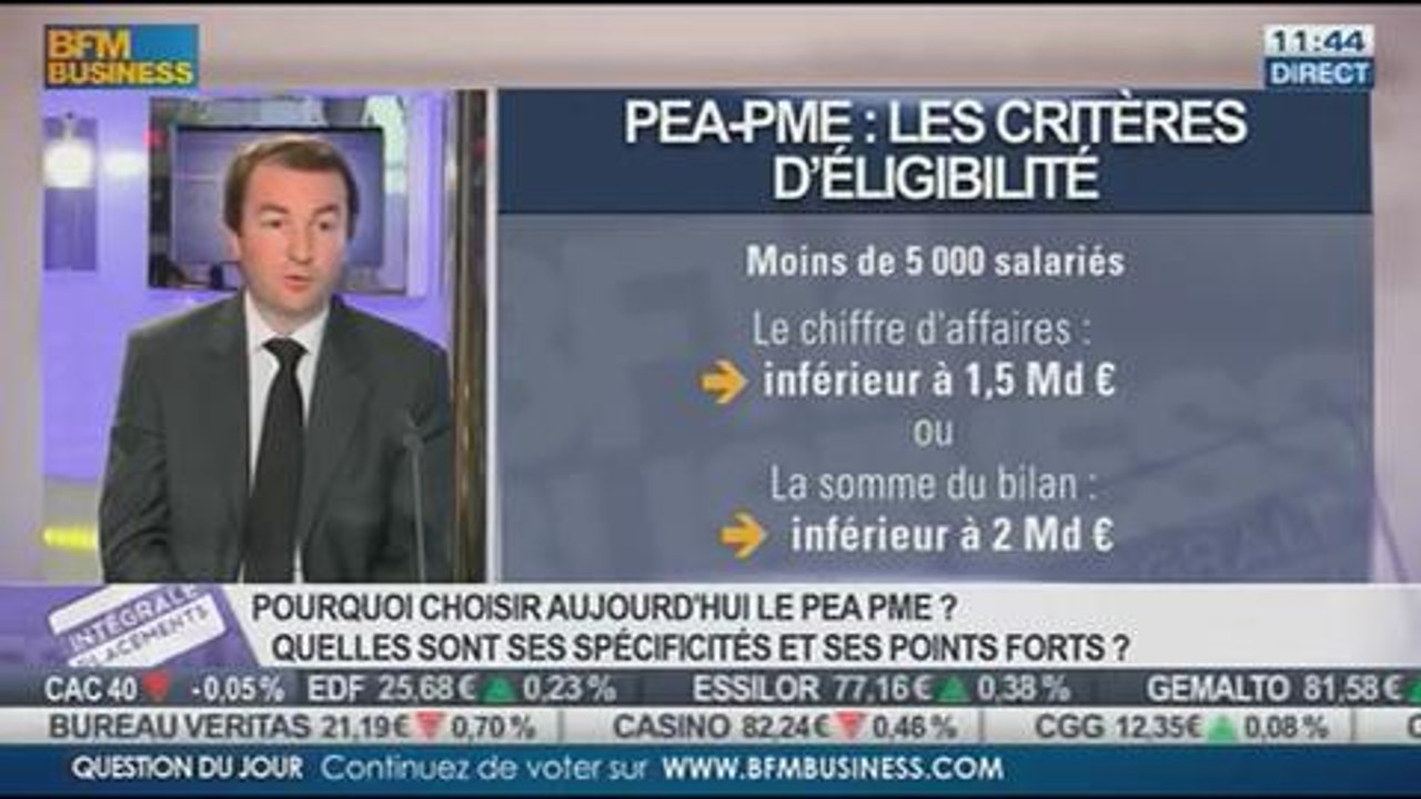 PEA-PME: Comment construire son portefeuille ?: Sébastien Faijean, dans Intégrale Placements - 06/01