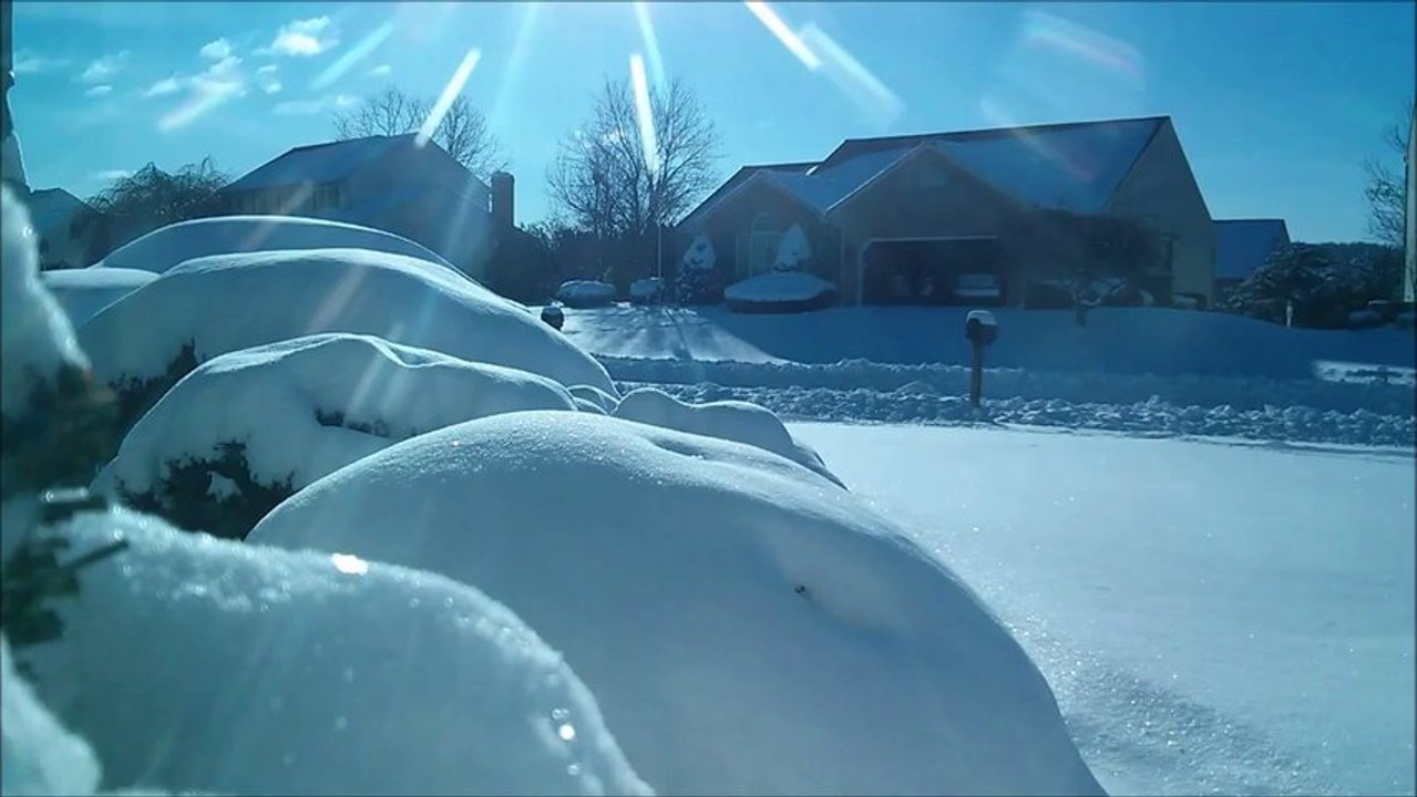 Time Lapse of Snow Falling in Pennsylvania