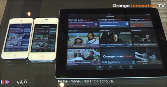 Orange cinema series : the application now available on iPhone, iPad and iPod touch