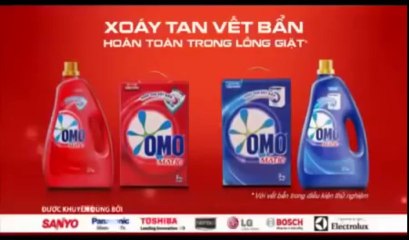 OMO MATIC Mới xoáy tan vết bẩn hoàn toàn trong lồng giặt - YouTube