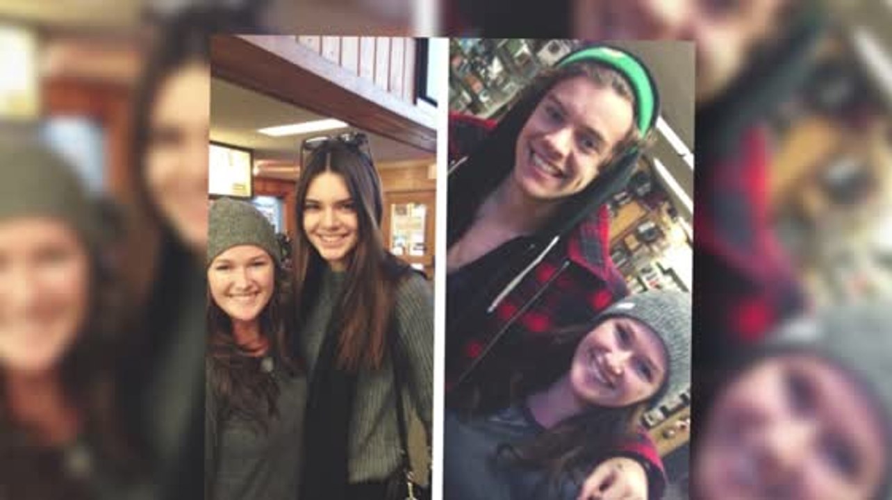 Kendall jenner und harry styles posieren für ihr erstes bild in 2014