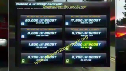 How to get free speed boost codes for nfs world HD