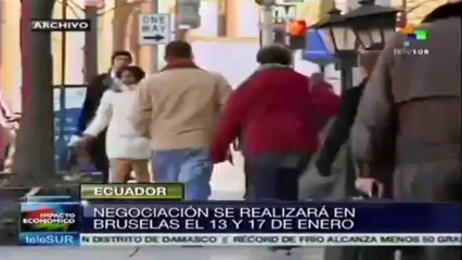 Iniciarán negociaciones comerciales Ecuador y UE