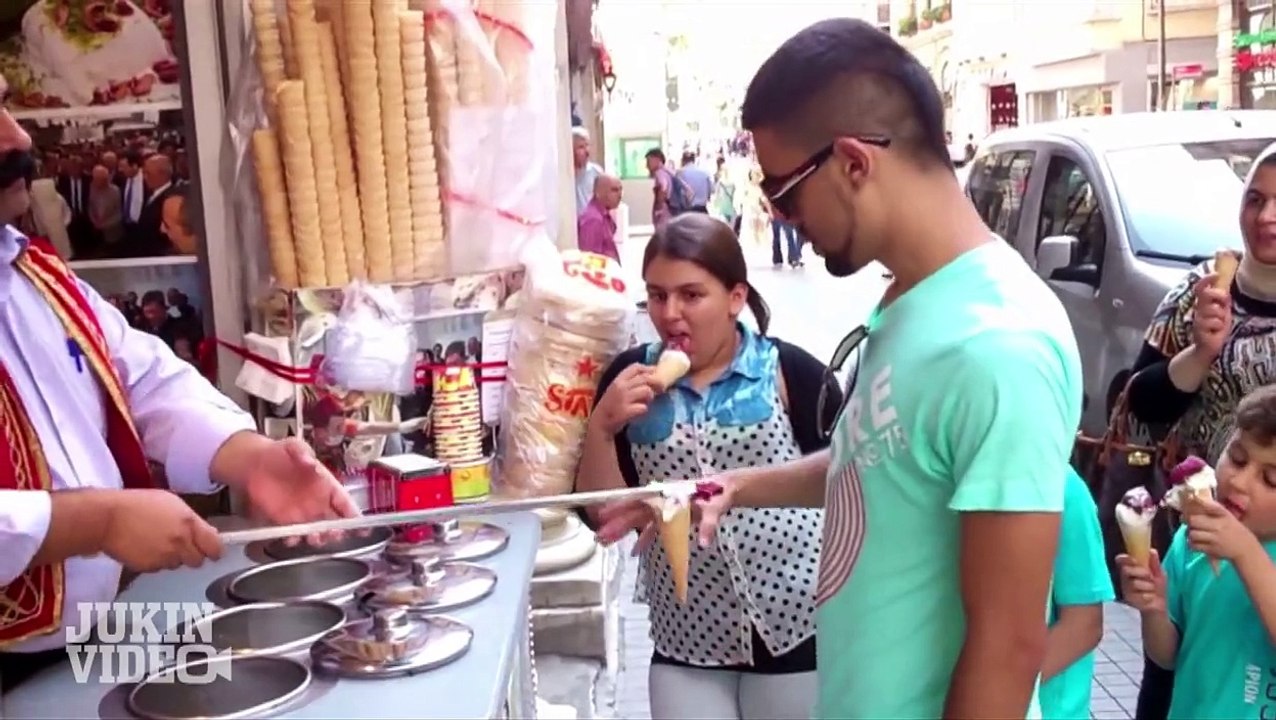 Scream for Ice Cream | Turkish Ice Cream Man Trolls Customers