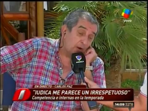 Pronto.com.ar El Negro Alvarez enojado con Iúdica 1