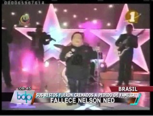 Restos de Nelson Ned fueron cremados en cementerio Horto da Paz