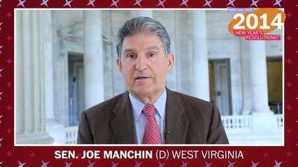 What is Sen. Joe Manchin&apos;s New Year&apos;s resolution?