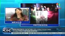 México: CNTE fueron desalojados de su campamento por la fuerza