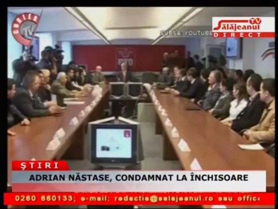ADRIAN NASTASE, CONDAMNAT LA INCHISOARE