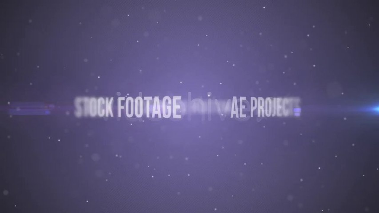 Informative Logo - After Effects Template
