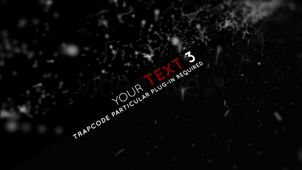 Black Rain - After Effects Template