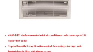 Best buy air conditioner Frigidaire FRA065AT7 6000-BTU Mini Compact Window