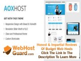 Preview AOX HOST - Responsive Hosting Theme Site Templates - Technology Template Download