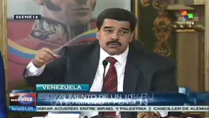 Pdte. Maduro anuncia aumento de un 10% al salario mínimo urbano