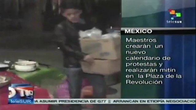 México: CNTE celebrará Asamblea Nacional para agendar nuevas protestas