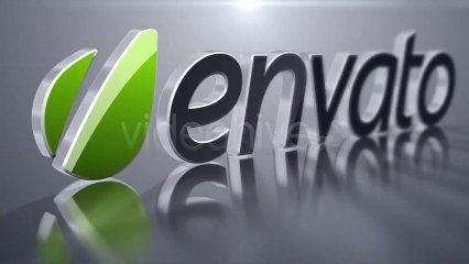 3D Logo With Reflective Ground - After Effects Template