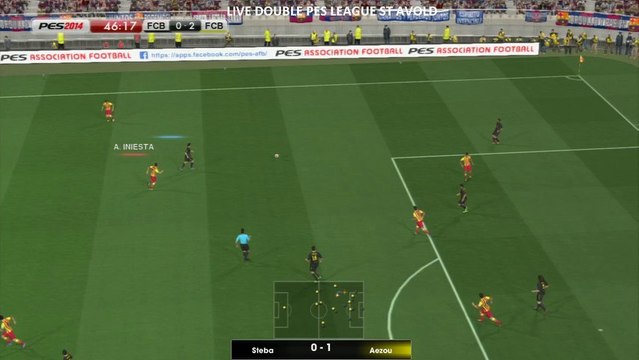 MATCH DE POULE / PES LEAGUE SAINT AVOLD (SIMPLE) Steba vs Aezou