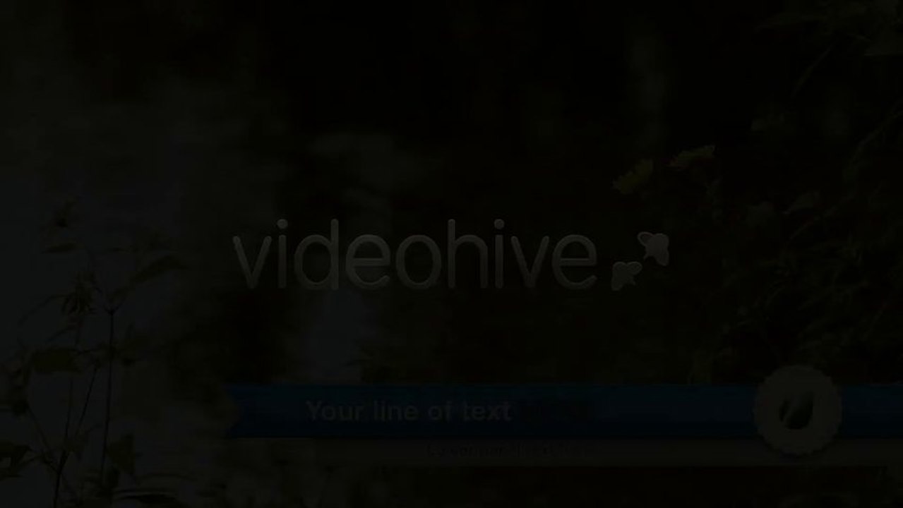 Ribbon Lower third - After Effects Template