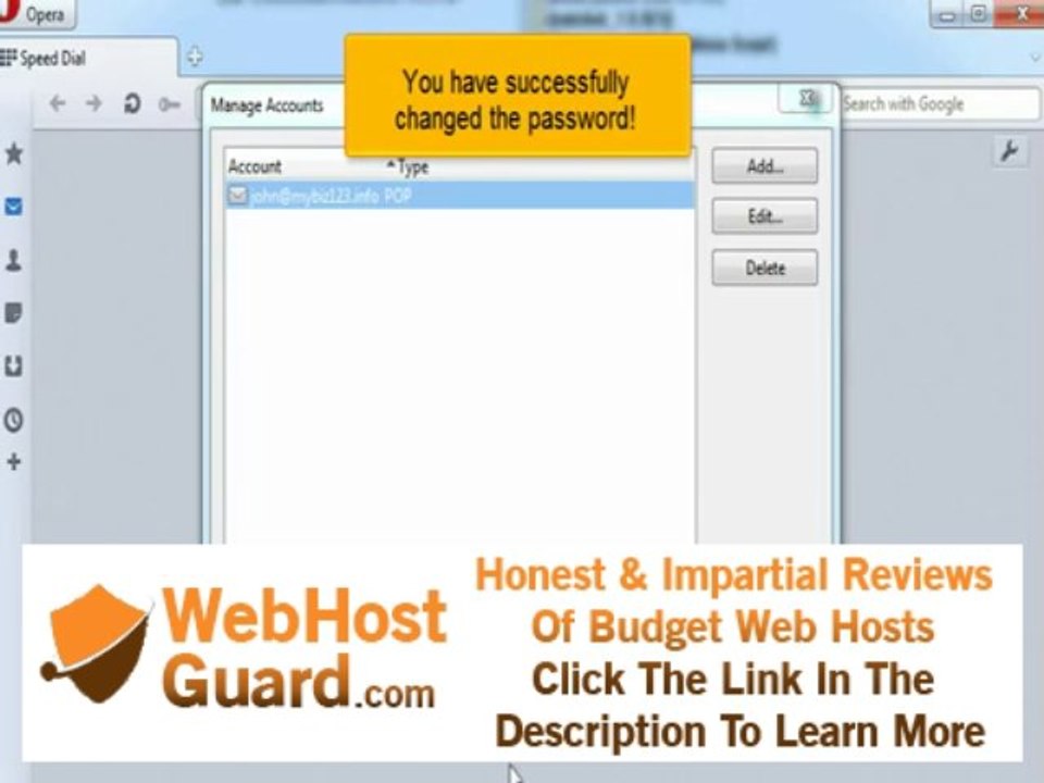 How to change your email password in Opera Mail | FastDot Cloud Hosting