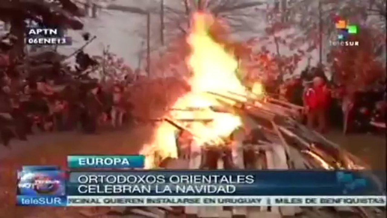 Cristianos ortodoxos orientales celebran la Navidad